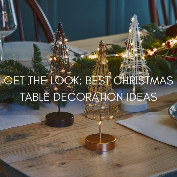 Get the Look: Best Christmas Table Decoration Ideas - sparkle.lighting