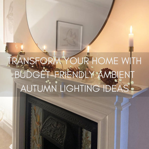 Transform Your Home with Budget-Friendly Ambient Autumn Lighting Ideas - sparkle.lighting