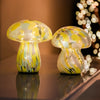 Yellow and Pink Mushroom Lamps
