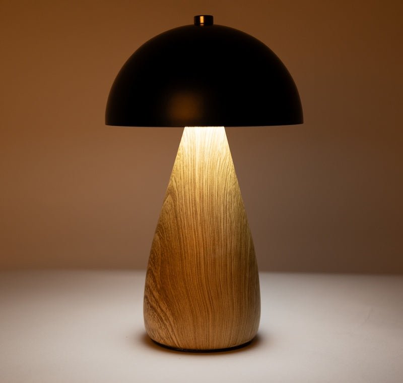 Blue Oak Mushroom Rechargeable Lamp - sparkle.lighting