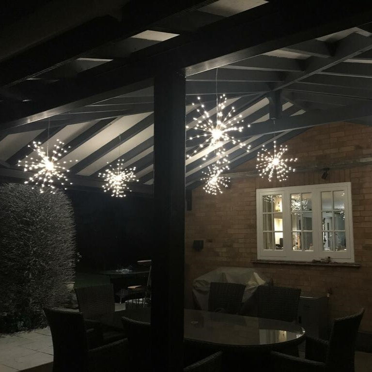 Copper Starburst Hanging Light - sparkle.lighting