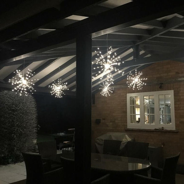 Copper Starburst Hanging Light - sparkle.lighting