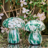 Green & White Mushroom Lamps - sparkle.lighting