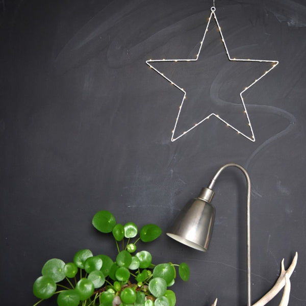 Metal White Star Light - sparkle.lighting