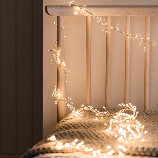Silver Cluster Fairy Lights - sparkle.lighting