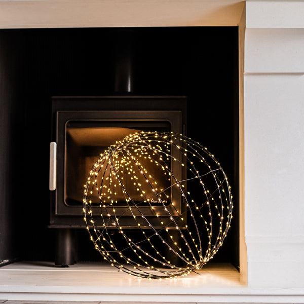 Sphere With Lights - sparkle.lighting