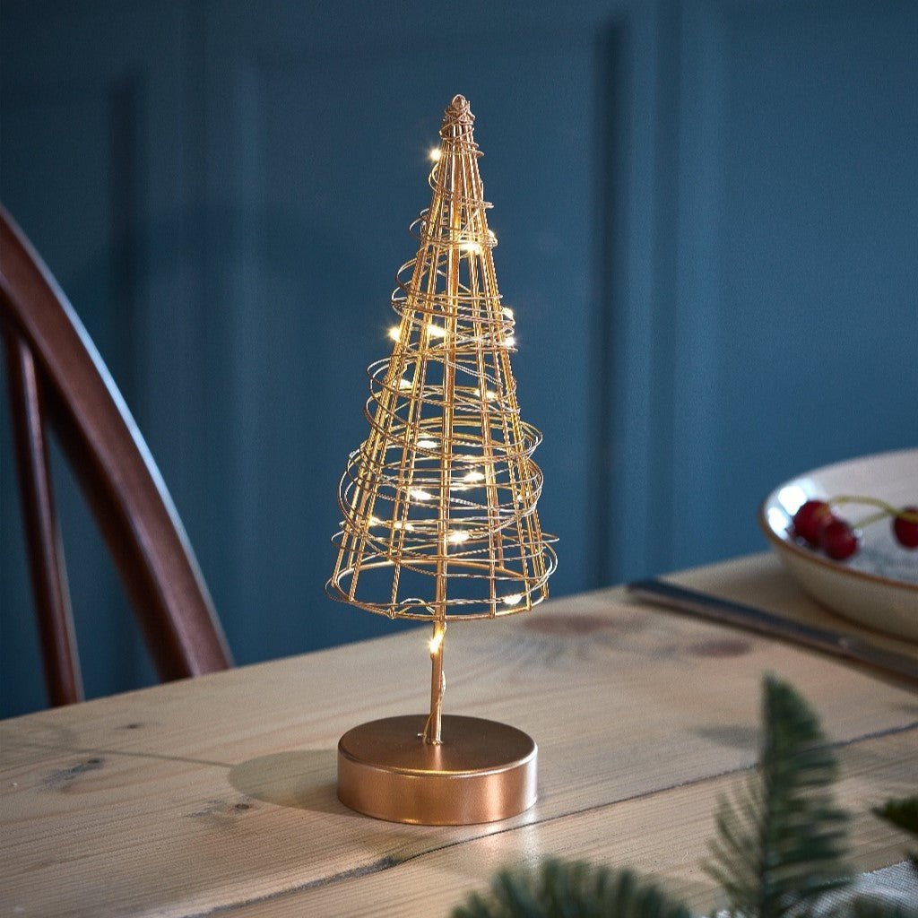 Table Gold Tree Light - sparkle.lighting