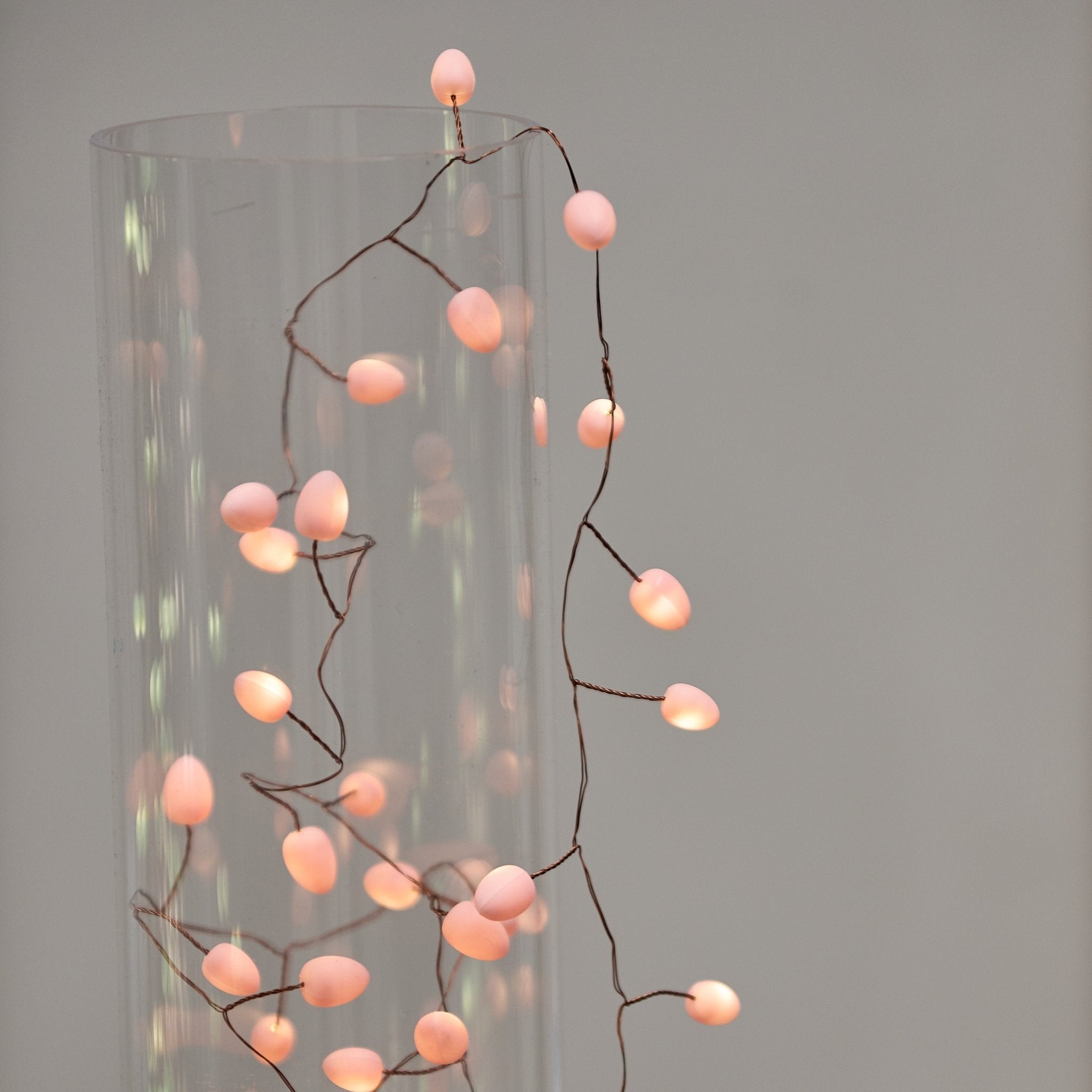 Teardrops Peach Fairy Lights - sparkle.lighting