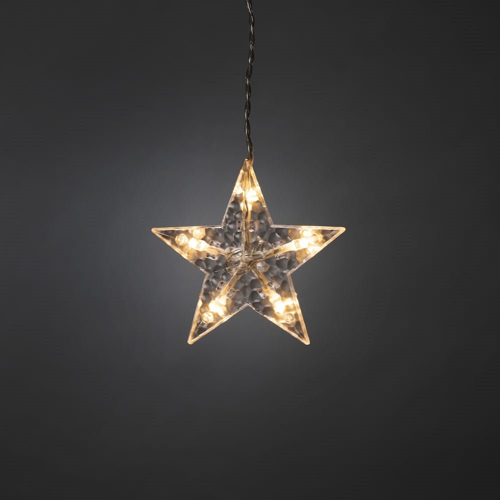 11 Star Curtain Outdoor Lights - sparkle.lighting