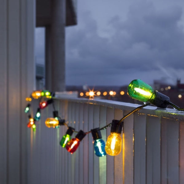 5 & 10m Multi Coloured Festoon lights - sparkle.lighting