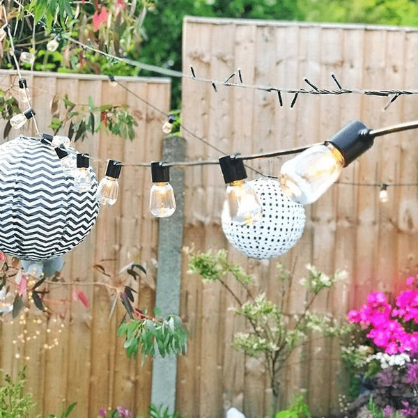 5 & 10m Small Oval Shaped Bulb Festoon Lights - sparkle.lighting