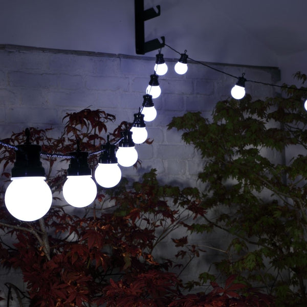6m 20 White Connectable Festoon Lights - sparkle.lighting