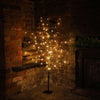Black Wire Pre-Lit Tree - sparkle.lighting