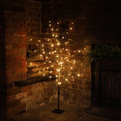Black Wire Pre-Lit Tree - sparkle.lighting