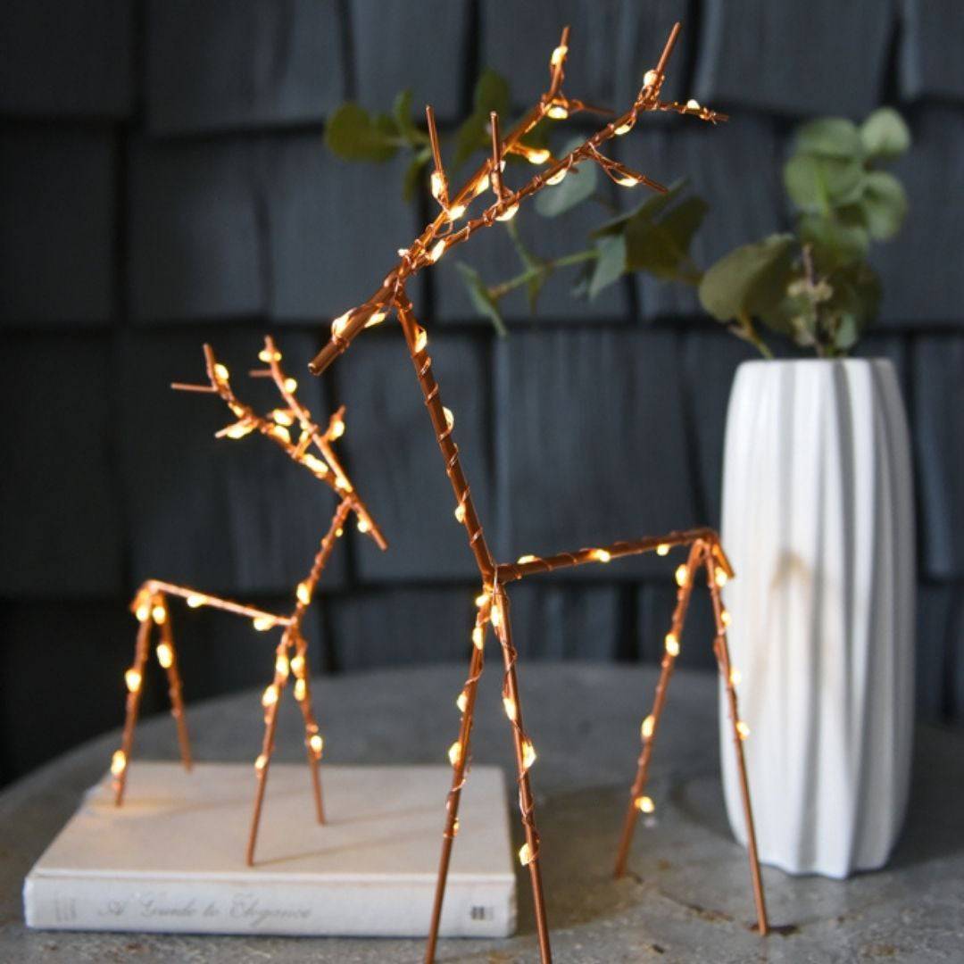 Christmas Deer With Lights - sparkle.lighting
