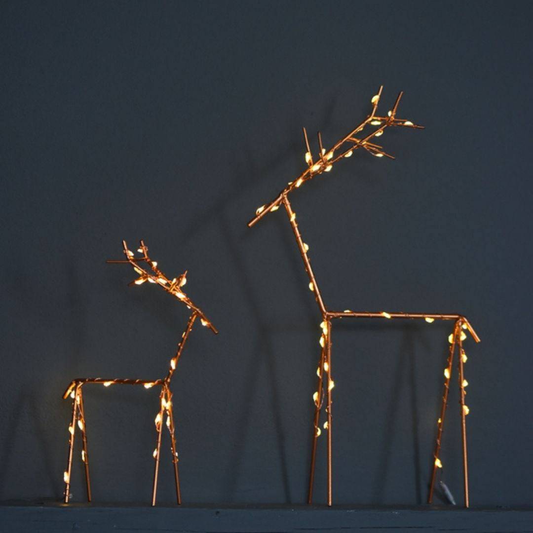 Christmas Deer With Lights - sparkle.lighting