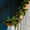 Christmas Garland with Lights - sparkle.lighting