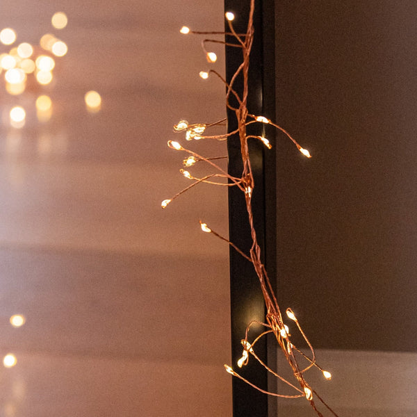 Copper Cluster Fairy Lights - sparkle.lighting