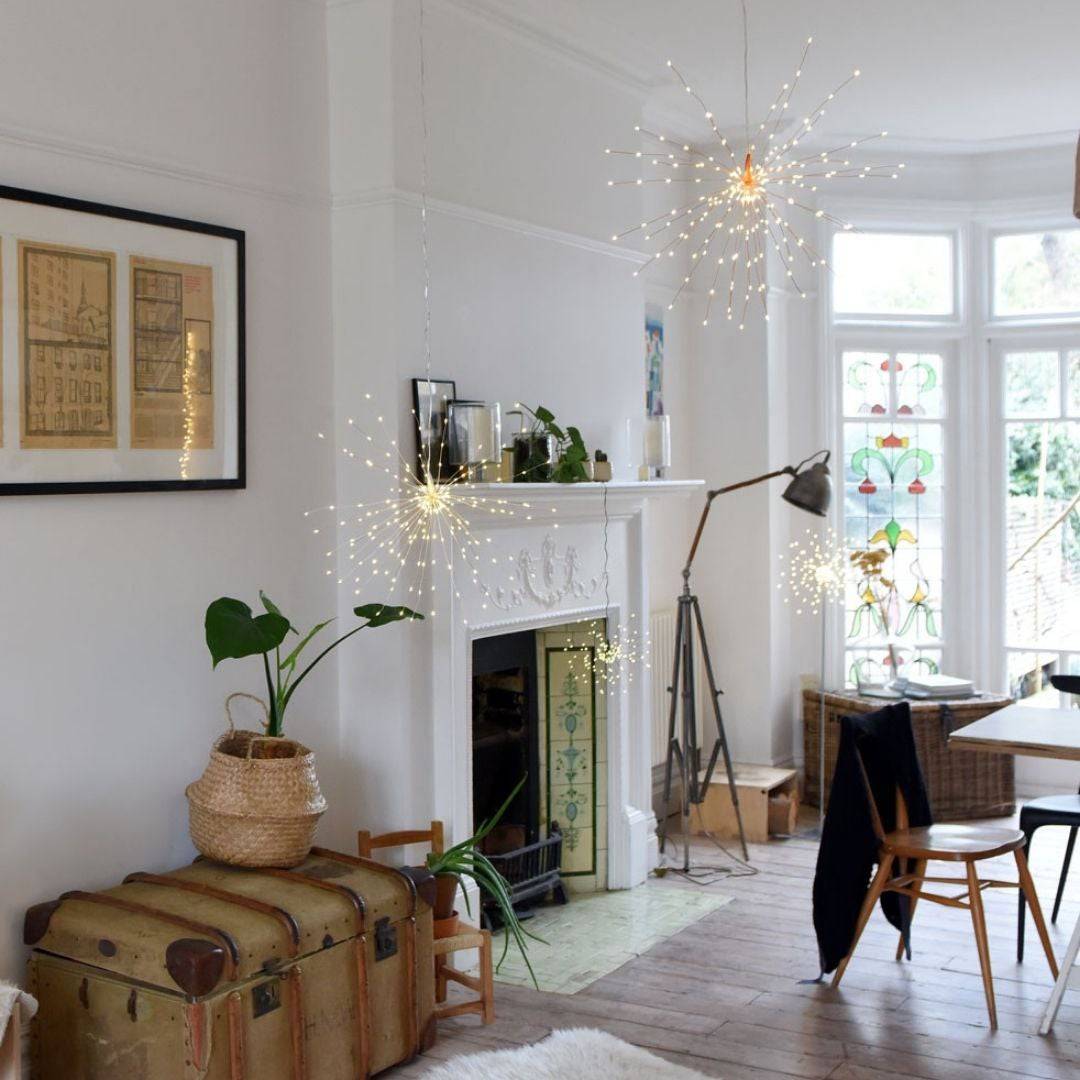 Copper Starburst Hanging Light - sparkle.lighting