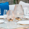 Cordless Glass Fluted Ribbed Battery Lamp - sparkle.lighting