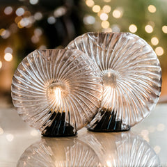 Cordless Swirl Glass Table Lamps - sparkle.lighting