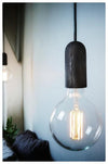 Exposed bulb pendant light- Iron - sparkle.lighting