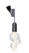 Exposed bulb pendant light- Iron - sparkle.lighting