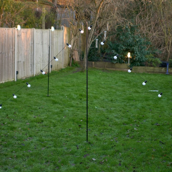 Festoon Pole - sparkle.lighting