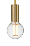 Gold Exposed Bulb Pendant - sparkle.lighting
