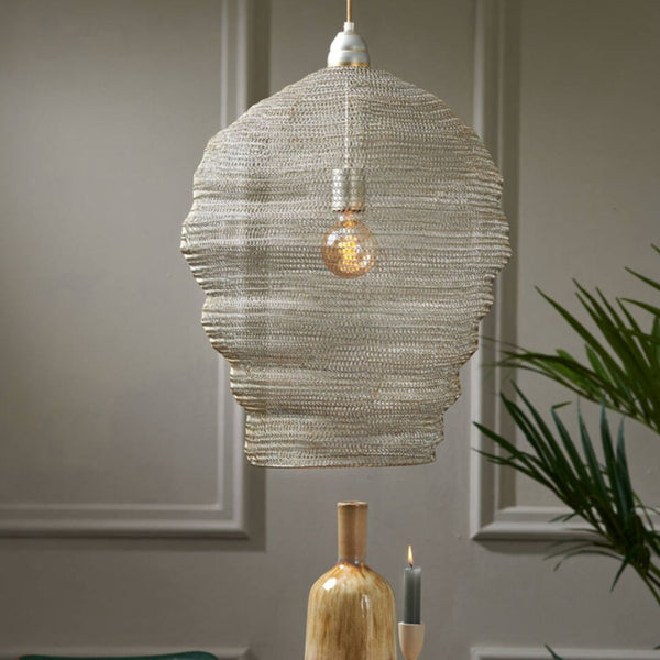 Metal Mesh Lamp Shade - sparkle.lighting