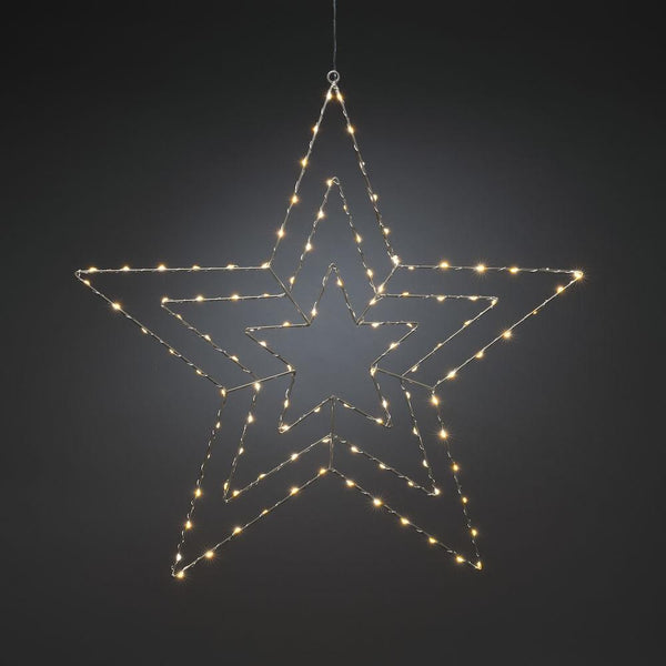 Metal Star With Lights - sparkle.lighting