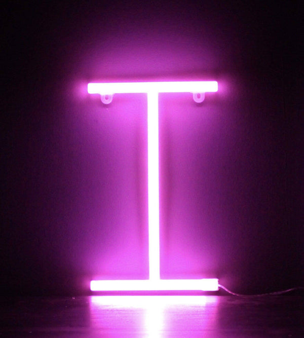 Neon Letter Lights- Pink - sparkle.lighting