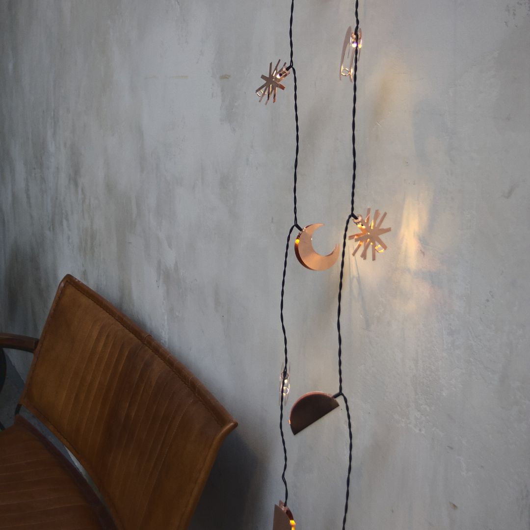 Night Sky Copper Fairy Lights - sparkle.lighting