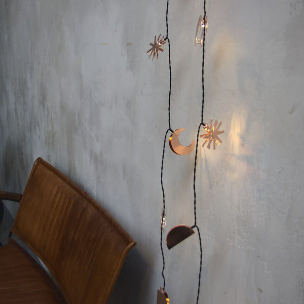 Night Sky Copper Fairy Lights - sparkle.lighting