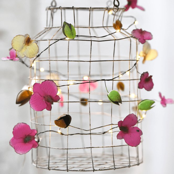 Orchid Fairy Lights - sparkle.lighting
