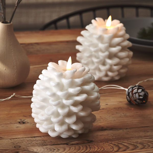 Pine Cone Candles - sparkle.lighting