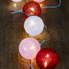 Pink Cotton Ball Fairy Lights - sparkle.lighting