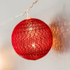 Pink Cotton Ball Fairy Lights - sparkle.lighting
