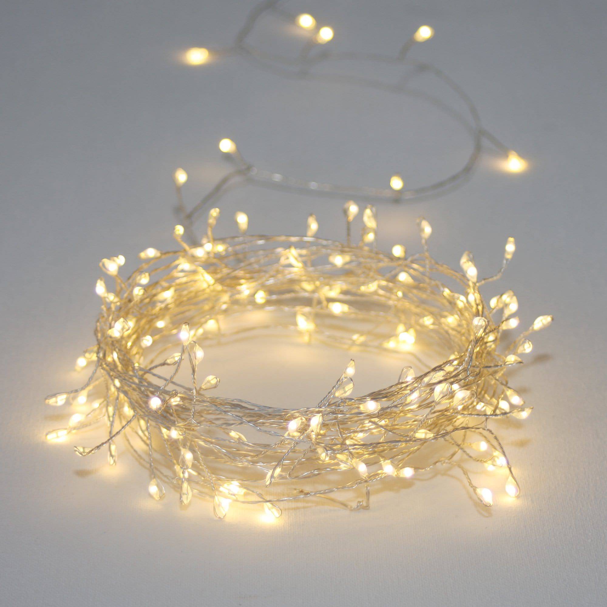 Silver Outdoor Fairy Lights - sparkle.lighting