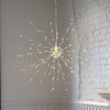 Silver Starburst Hanging Light - sparkle.lighting