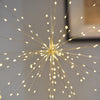 Silver Starburst Hanging Light - sparkle.lighting