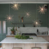 Silver Starburst Hanging Light - sparkle.lighting