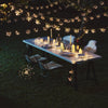 Starburst Silver Outdoor Fairy Lights - sparkle.lighting