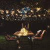 Starburst Silver Outdoor Fairy Lights - sparkle.lighting