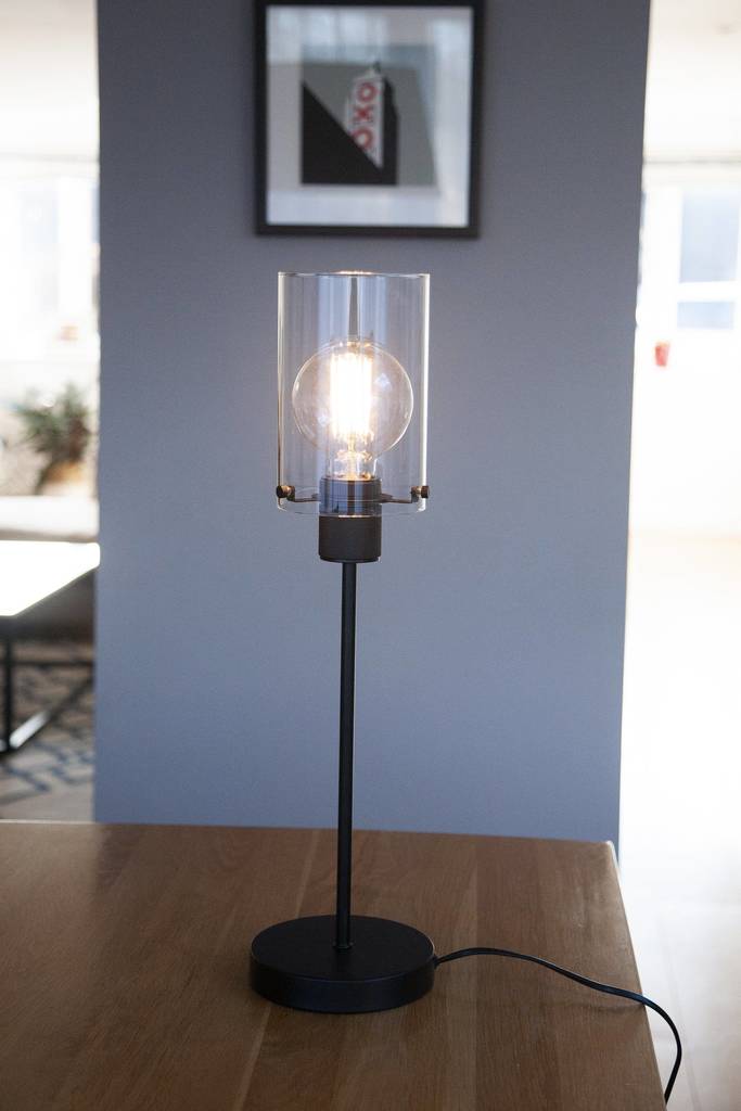 Table Lamp With Glass Shade - sparkle.lighting