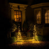 Two Twinkly Door Trees - sparkle.lighting