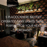 5 Places Where Battery Operated Fairy Lights Shine – Perfect For Your Next Purchase! - sparkle.lighting