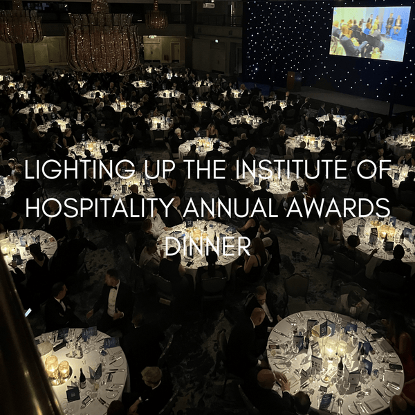 Lighting Up The Institute of Hospitality Annual Awards Dinner - sparkle.lighting