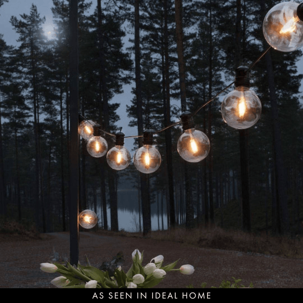 10m Large Globe Connectable Festoon Lights - sparkle.lighting