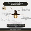 4m Connectable Saucer Festoon Lights - sparkle.lighting